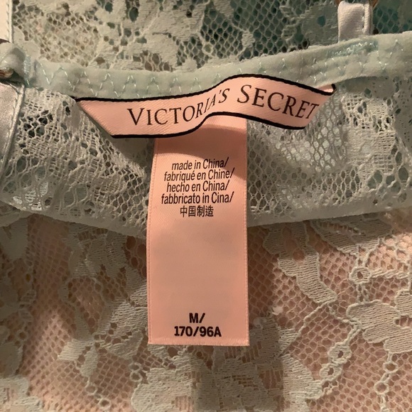 Victoria Secret Floral Lace & Ring Slip Lingerie M - Picture 11 of 11